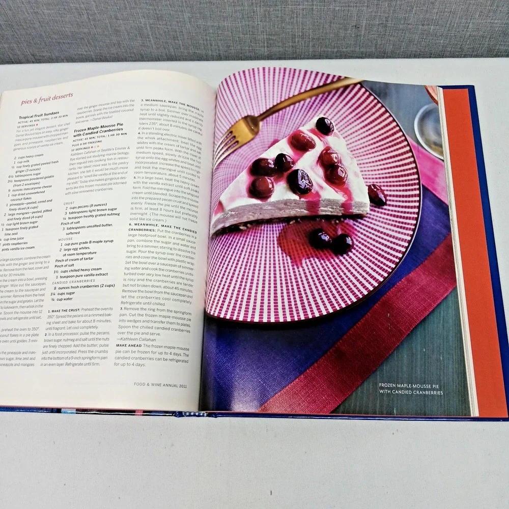 Food & Wine Annual‎ Cookbook 2011 Hardcover 700 Recipes Gourmet Grilling Wine